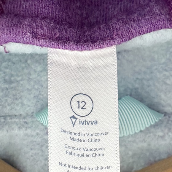 IVIVVA purple fleece remix hoodie - Picture 5 of 5